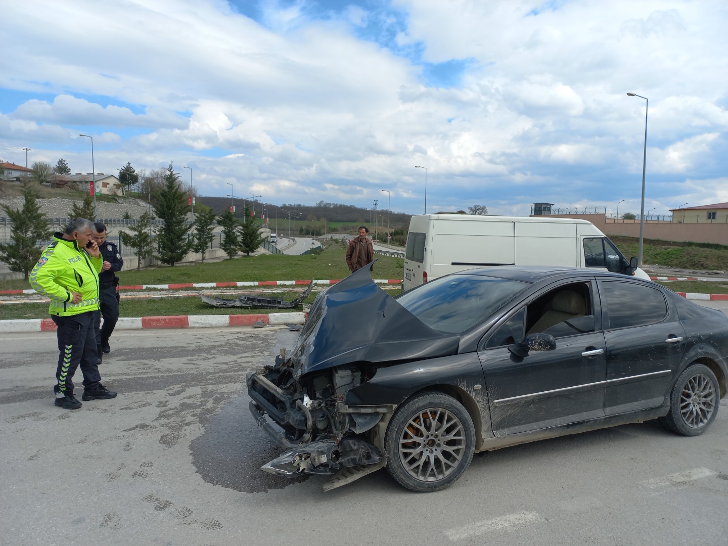 Samsun’da trafik kazası: 2 yaralı