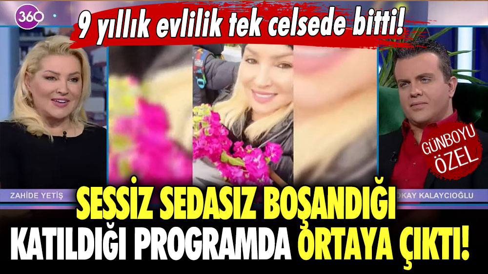 9 yıllık evlilik tek celsede bitti! Sessiz sedasız boşandığı katıldığı programda ortaya çıktı!