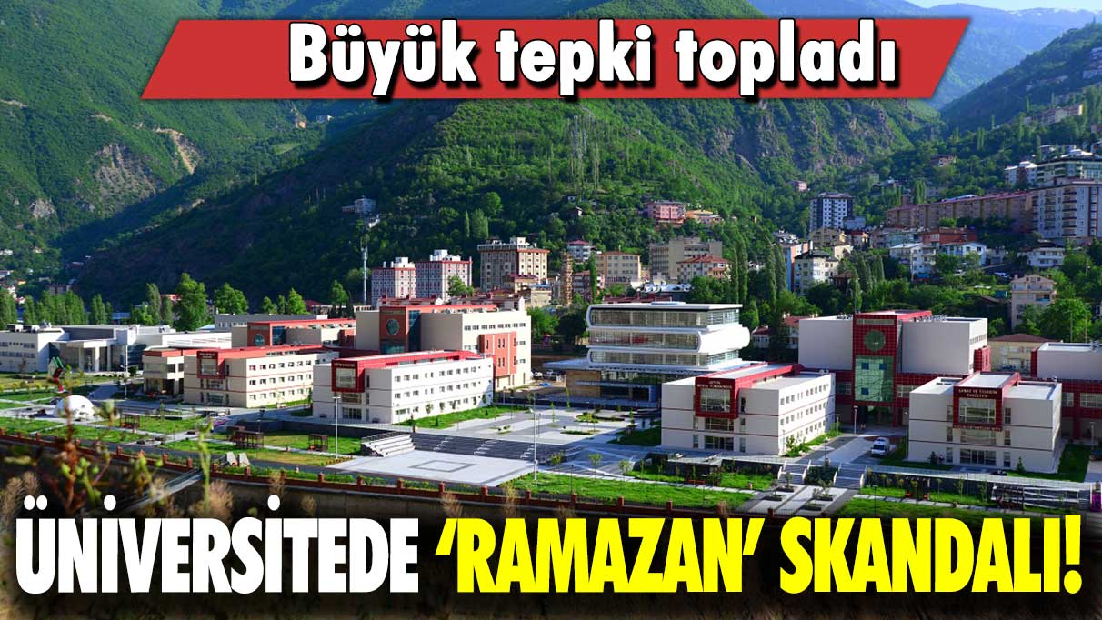 Büyük tepki topladı: Üniversitede ‘Ramazan’ skandalı