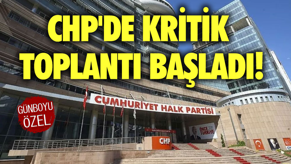 CHP'de kritik toplantı başladı! Jammerlar devreye sokuldu