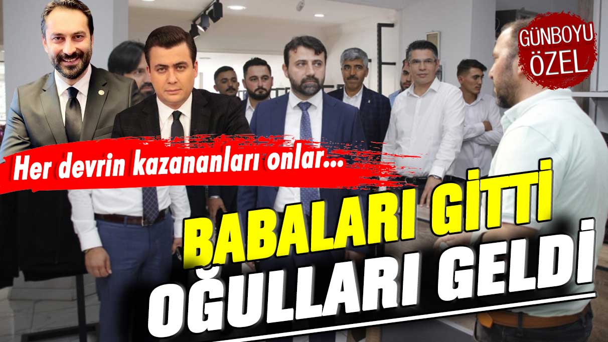 Babaları gitti oğulları geldi! Her devrin kazananları onlar...