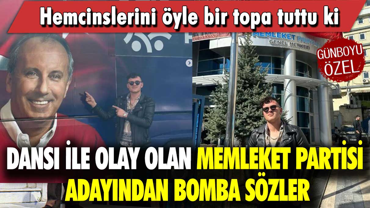 Hemcinslerini öyle bir topa tuttu ki: Dansı ile olay olan Memleket Partisi adayından bomba paylaşım!