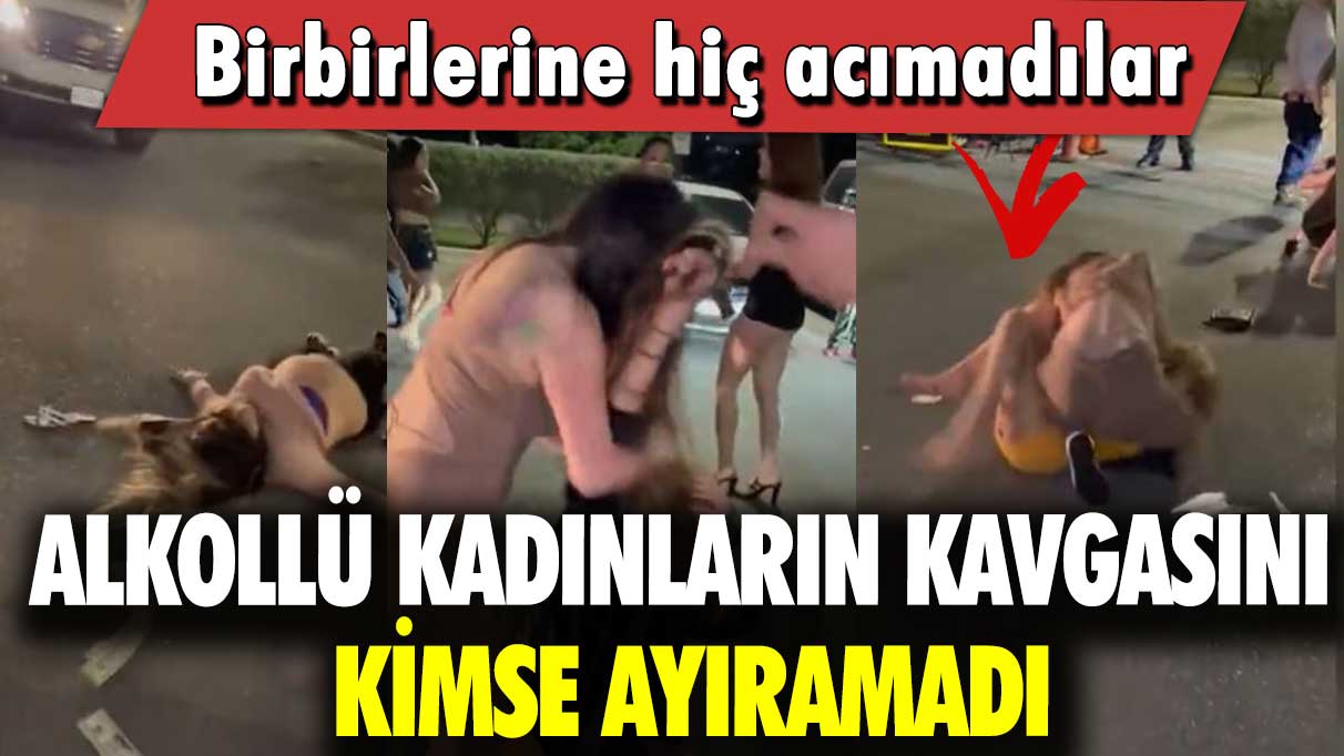 Birbirlerine hiç acımadılar: Alkollü kadınların kavgasını kimse ayıramadı