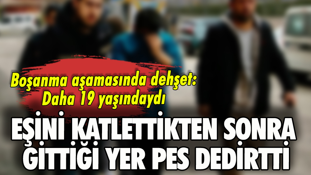 Eşini katledip oraya gitmiş: Skandal itiraf