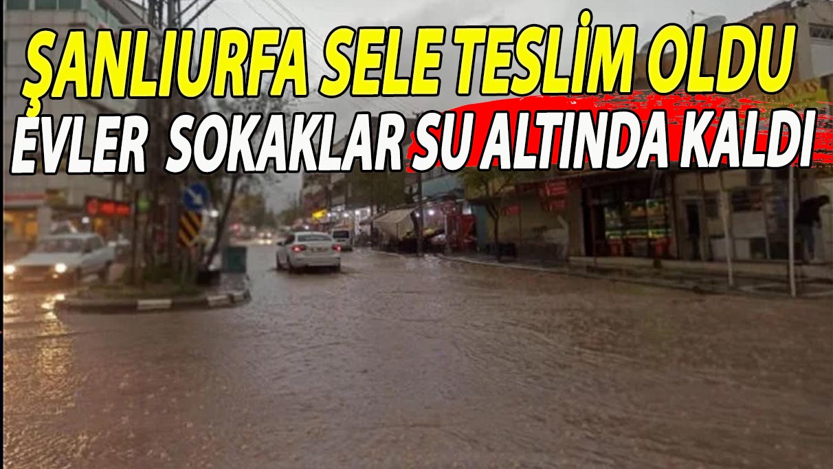 Şanlıurfa yine sele teslim oldu