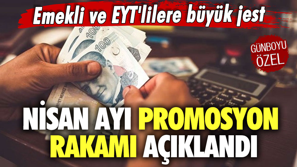 Garanti Bankası'ndan emekli ve EYT'lilere büyük jest! Nisan ayı promosyon rakamı açıklandı