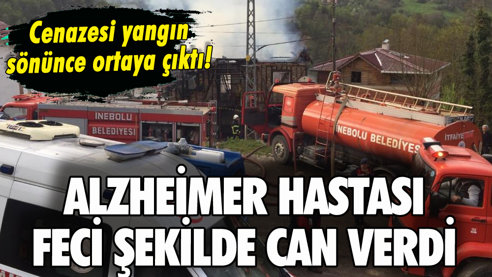 Alzheimer hastası feci şekilde can verdi