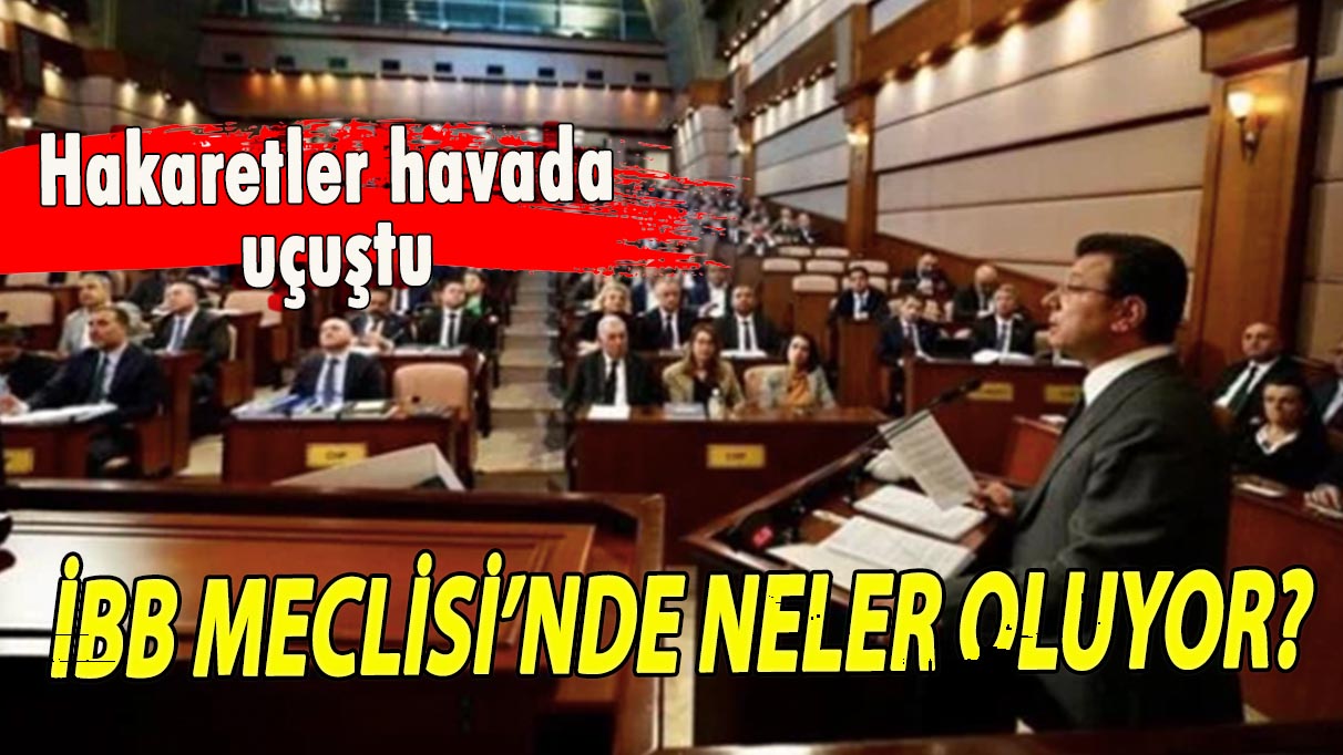 İBB Meclisi’nde neler oluyor? Hakaretler havada uçuştu