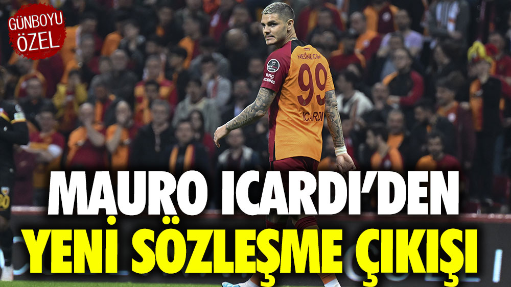 Mauro Icardi’den yeni sözleşme çıkışı