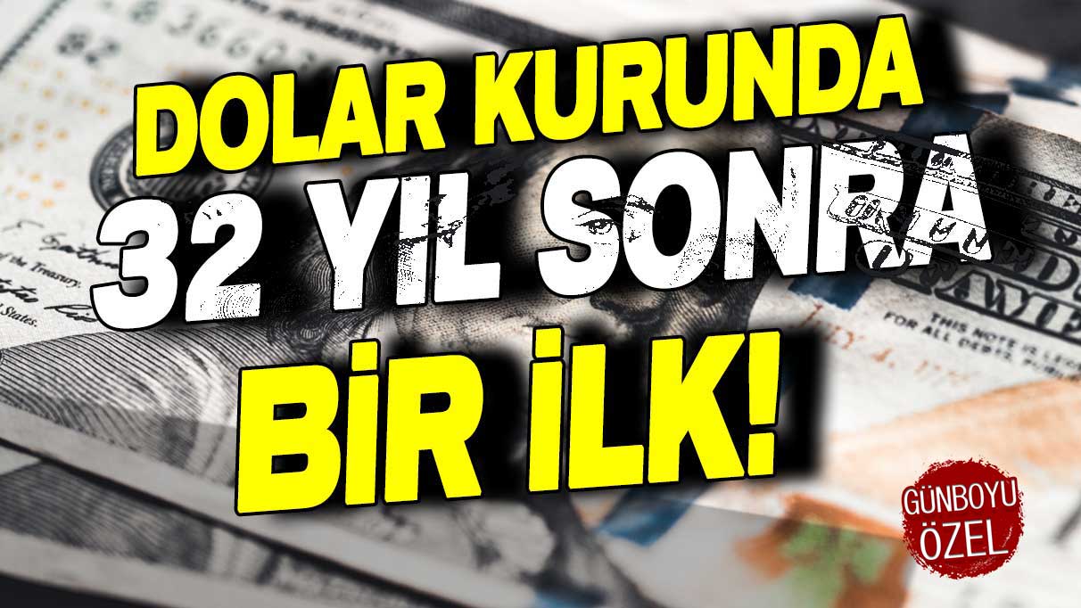 Dolar kurunda yıllar sonra bir ilk! 30 yıl sonra ilk kez