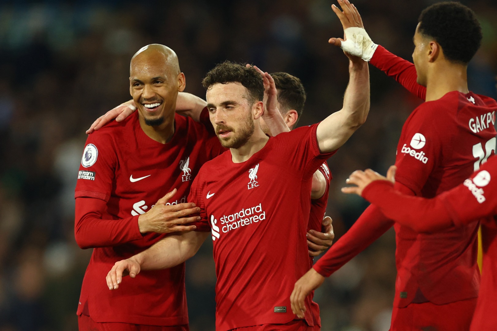 Liverpool, Leeds United karşısında gol olup yağdı