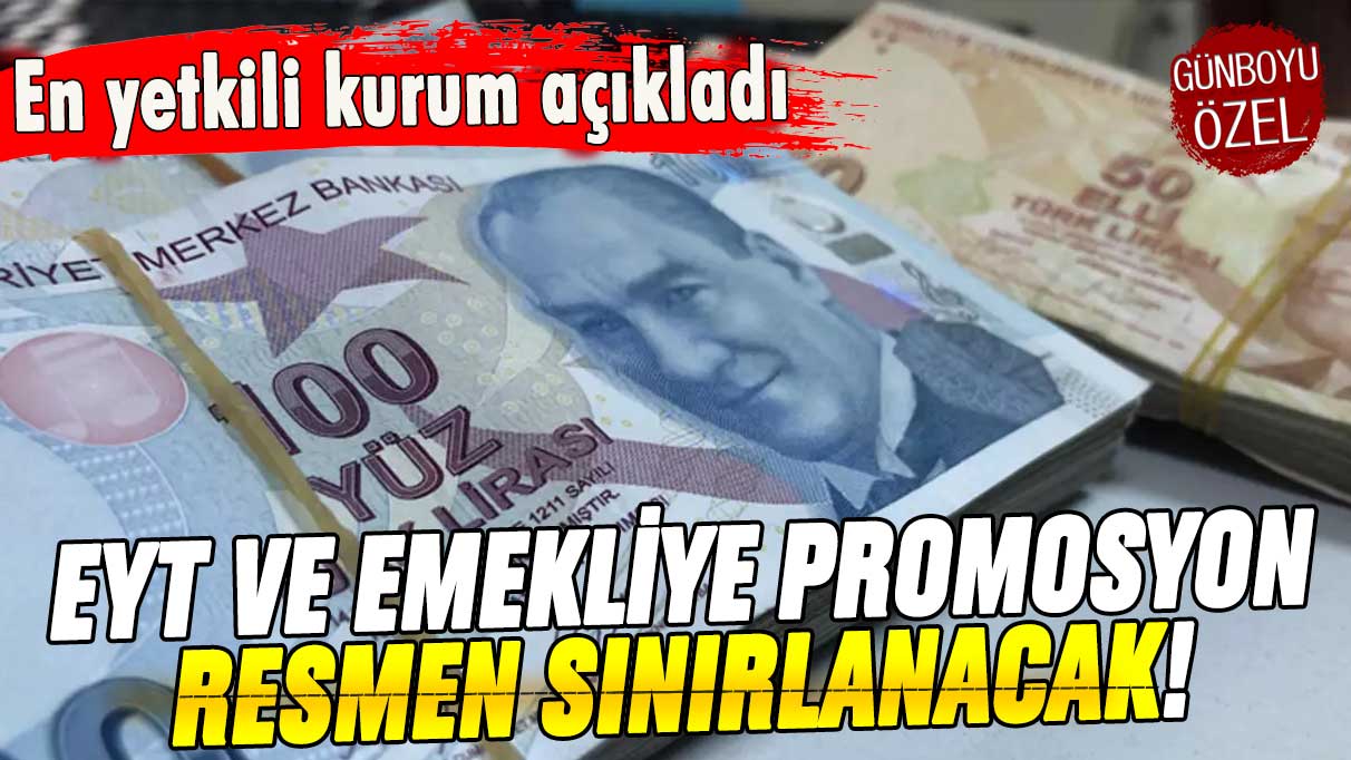 Emekliye promosyonda yeni karar! Sınır getiriliyor