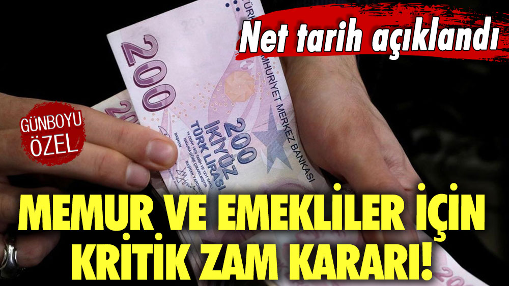 Milyonlarca memur ve emekli için kritik zam kararı! Net tarih açıklandı