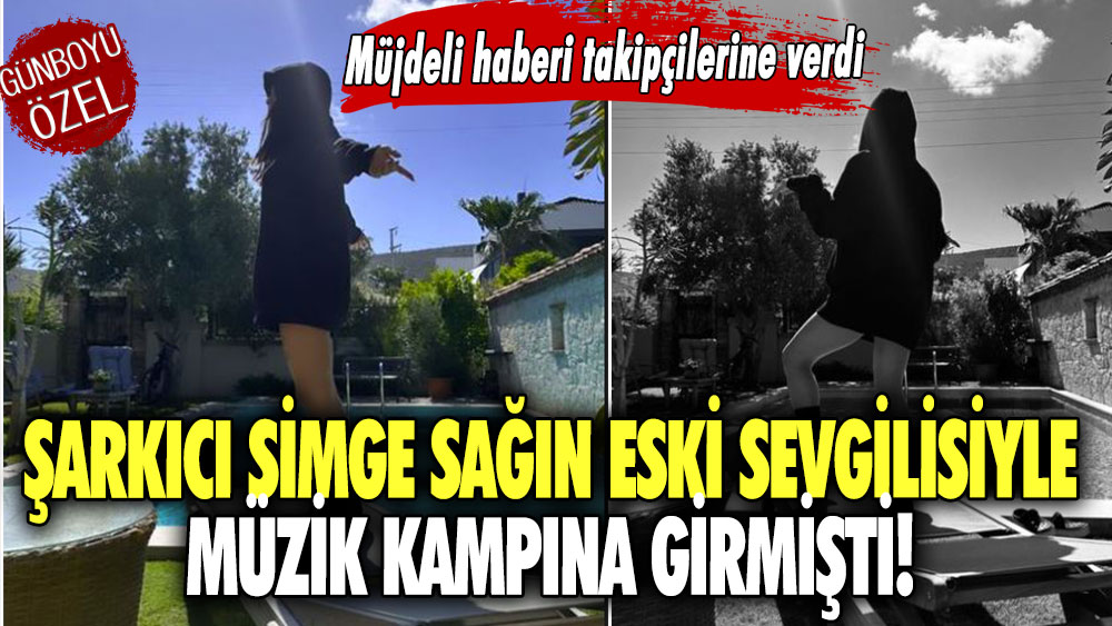 Şarkıcı Simge Sağın eski sevgilisiyle müzik kampına girmişti! Müjdeli haberi takipçilerine verdi