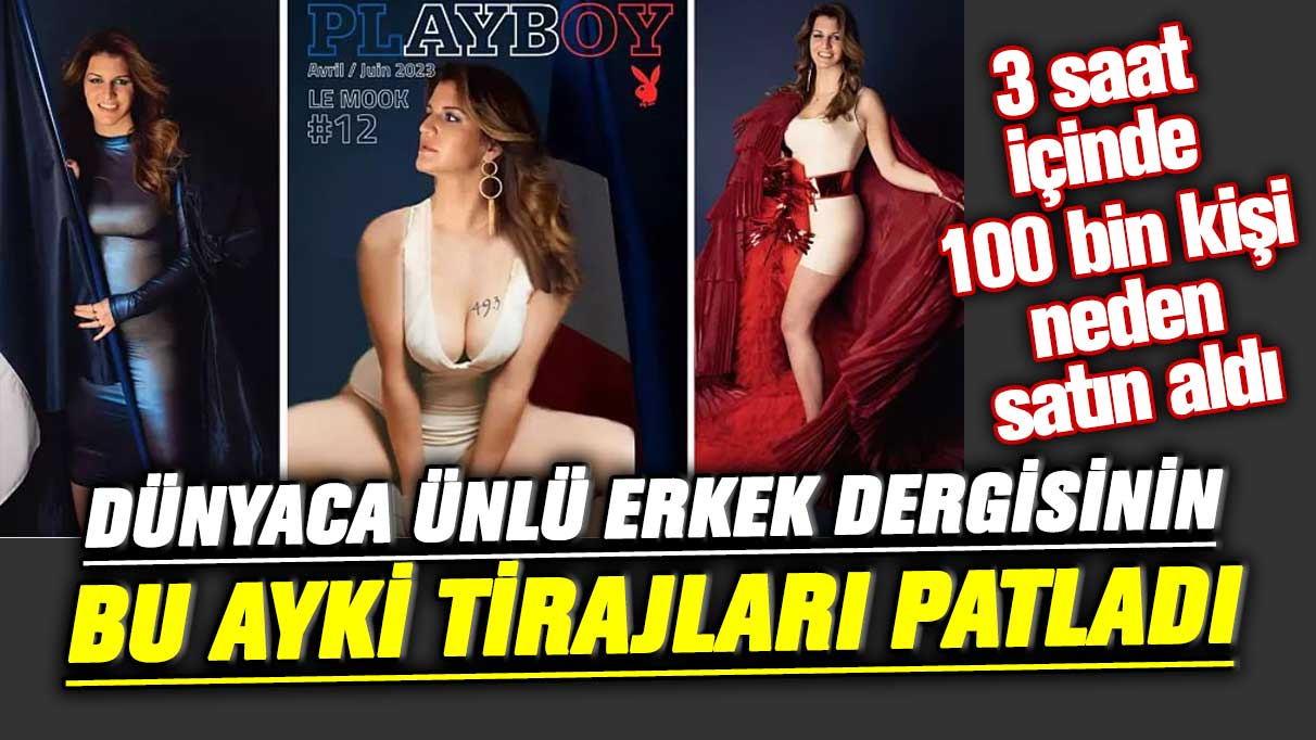 Dünyaca ünlü Playboy dergisinin bu ayki tirajları patladı! 3 saat içinde 100 bin kişi neden satın aldı