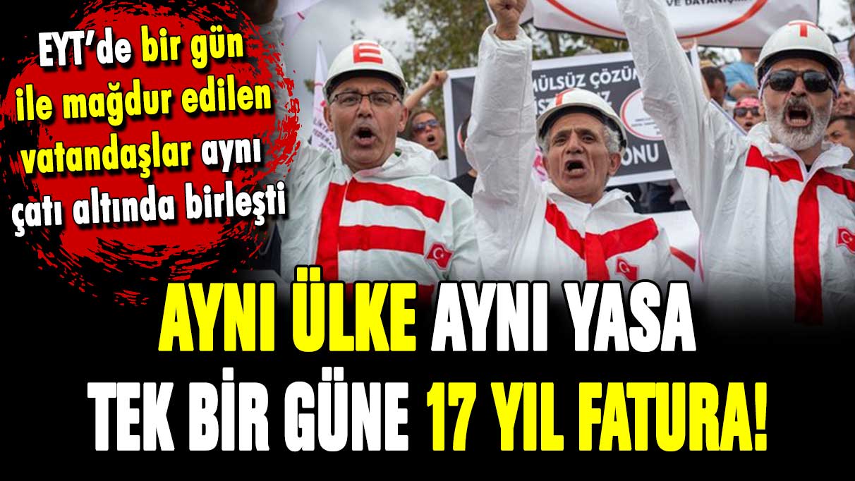 Tek bir gün yüzünden 17 yıl fazla çalışacaklar! EYT mağdurları tek çatı altıında birleşti