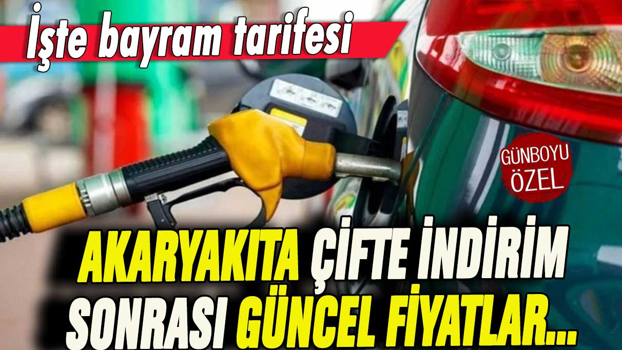 Çifte indirim sonrası benzin ve motorinde yeni fiyatlar açıklandı