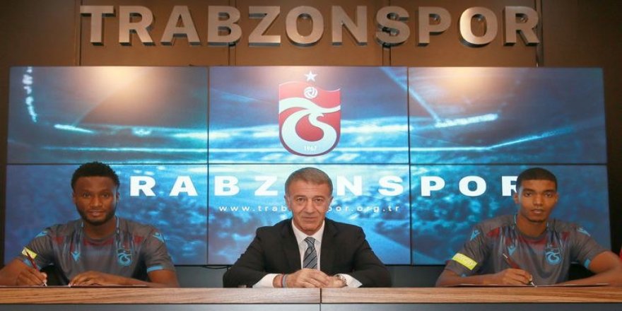 Trabzonspor Obi Mikel ve Fernandes Ivanildo’ya imza töreni gerçekleştirdi