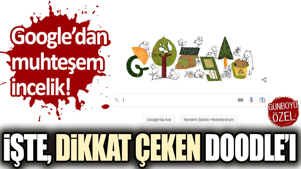 Google'ın iklim değişikliğine dikkat çeken Doodle'ı