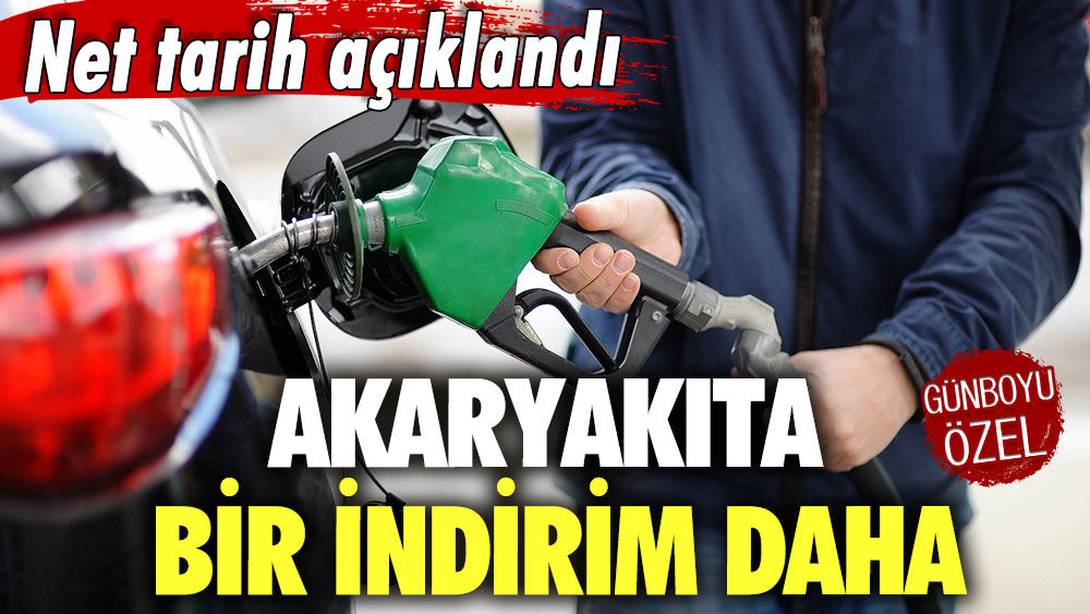 Akaryakıta bir indirim daha geliyor! Net tarih açıklandı