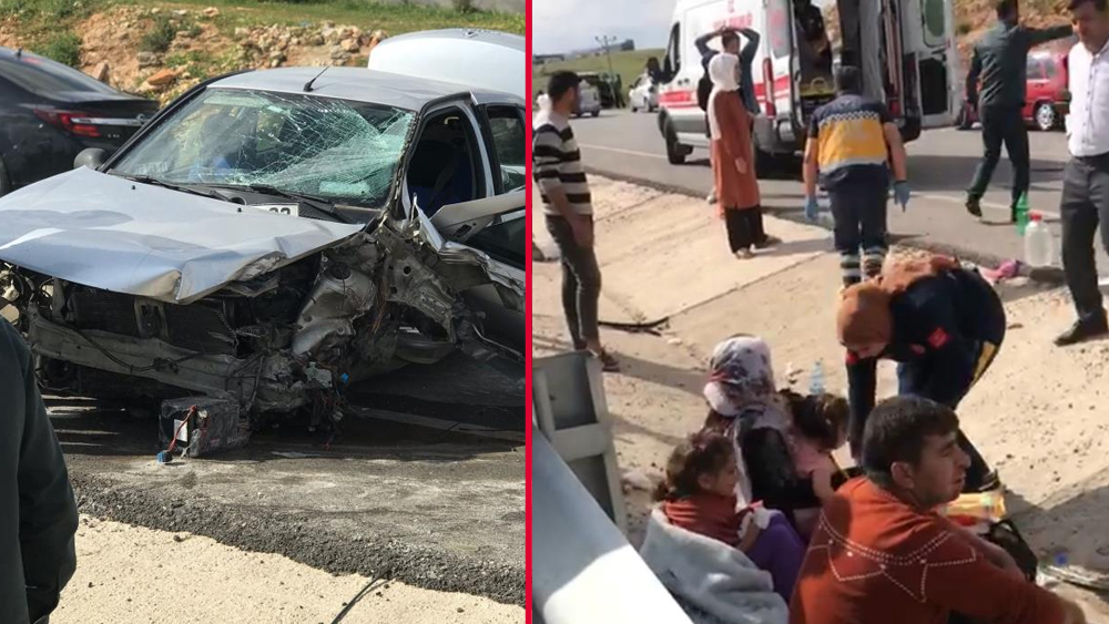 Gaziantep'te trafik kazası: 10 yaralı