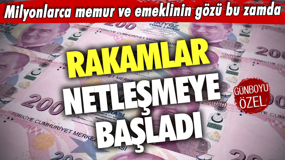 Milyonlarca memur ve emeklinin gözü bu zamda! Rakamlar netleşmeye başladı