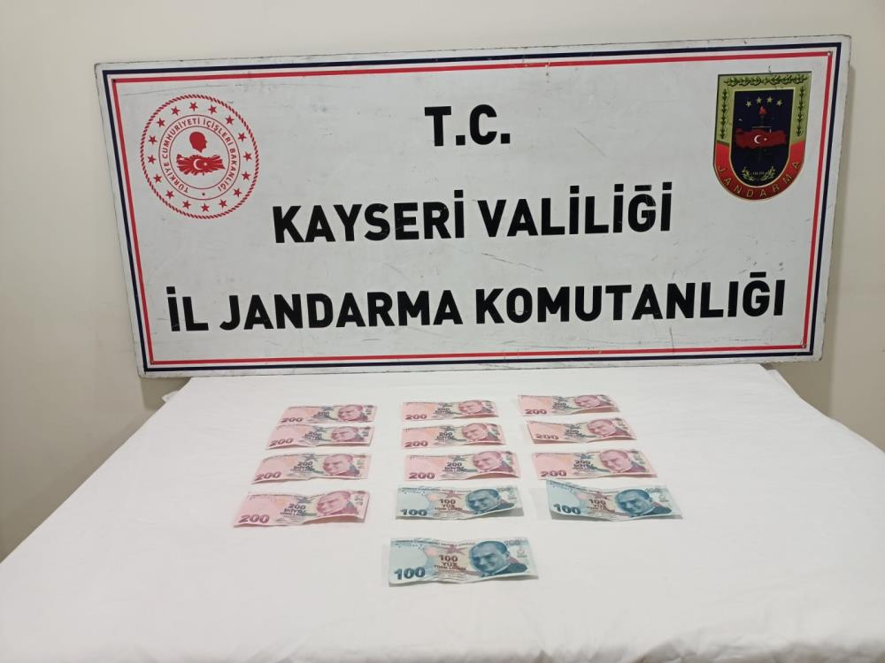 Kayseri'de sahte para operasyonu