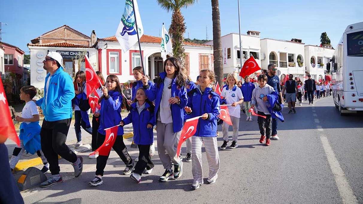 Ayvalık'ta yelken heyecanı