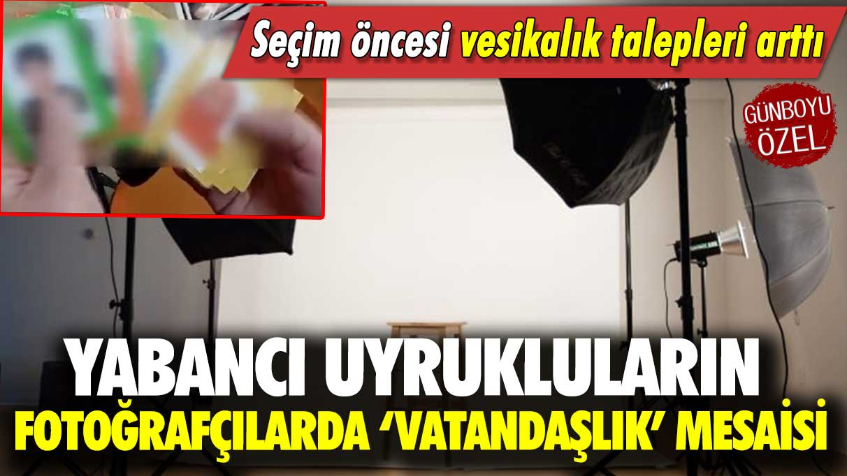 Yabancı uyrukluların fotoğrafçılarda ‘vatandaşlık’ mesaisi: Seçim öncesi vesikalık talepleri arttı