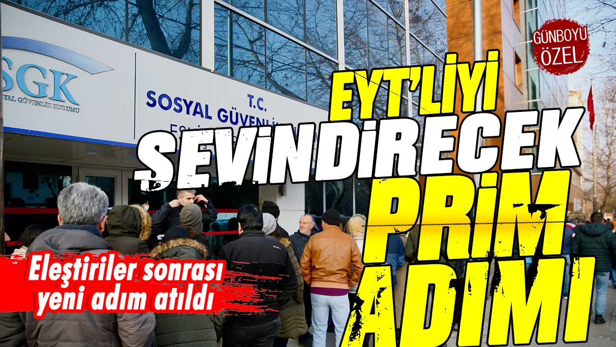 EYT'de prim sevinci: İndirim yapılacağı açıklandı