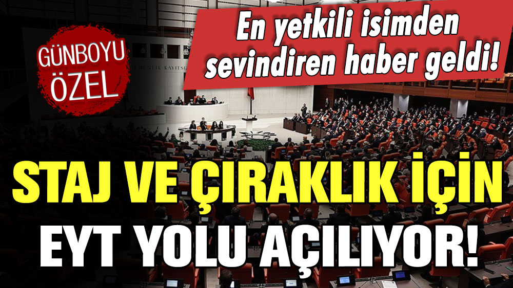 Staj ve çıraklık mağdurlarına EYT yolu açılıyor: En yetkili isimden emeklilik açıklaması