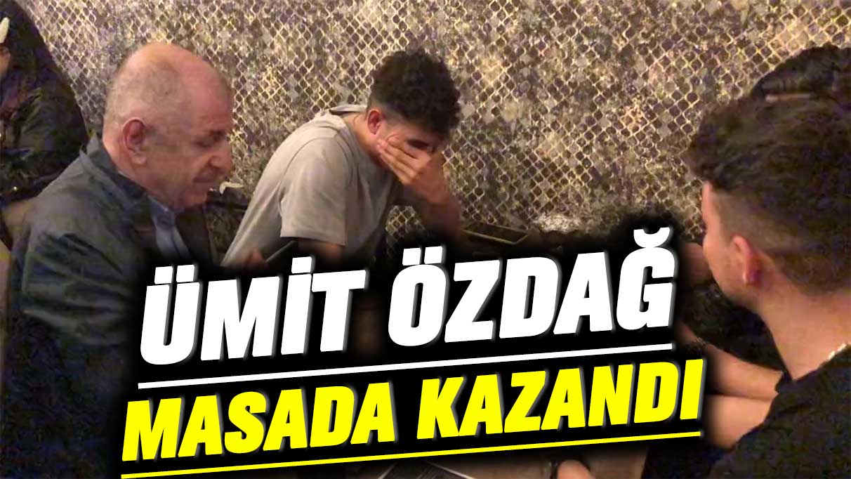 Zafer Partisi lideri Ümit Özdağ masada kazandı