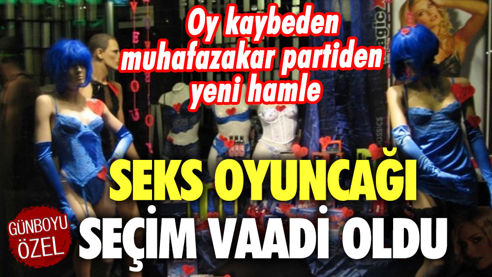 Oy kaybeden muhafazakar partiden yeni hamle! Seks oyuncağı seçim vaadi oldu