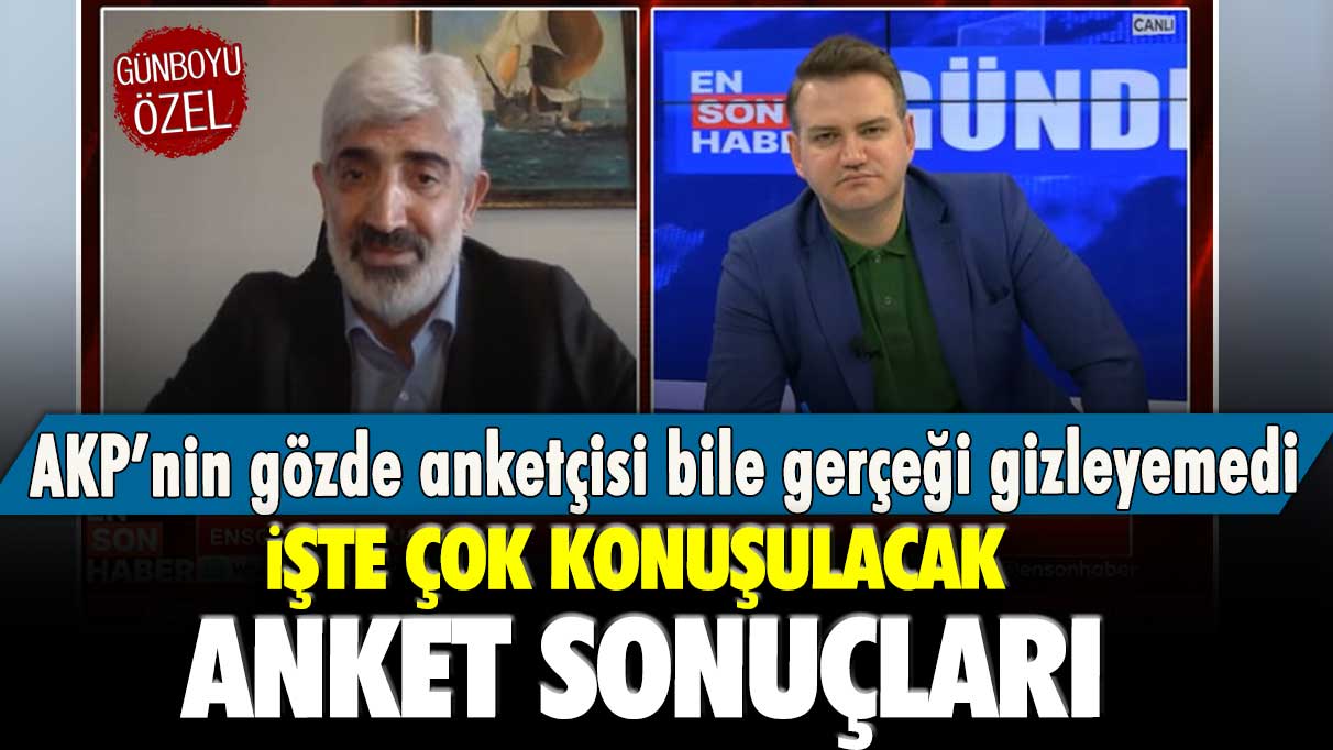 AKP'nin gözde anketçisi bile gerçeği gizleyemedi: İşte çok konuşulacak anket sonuçları