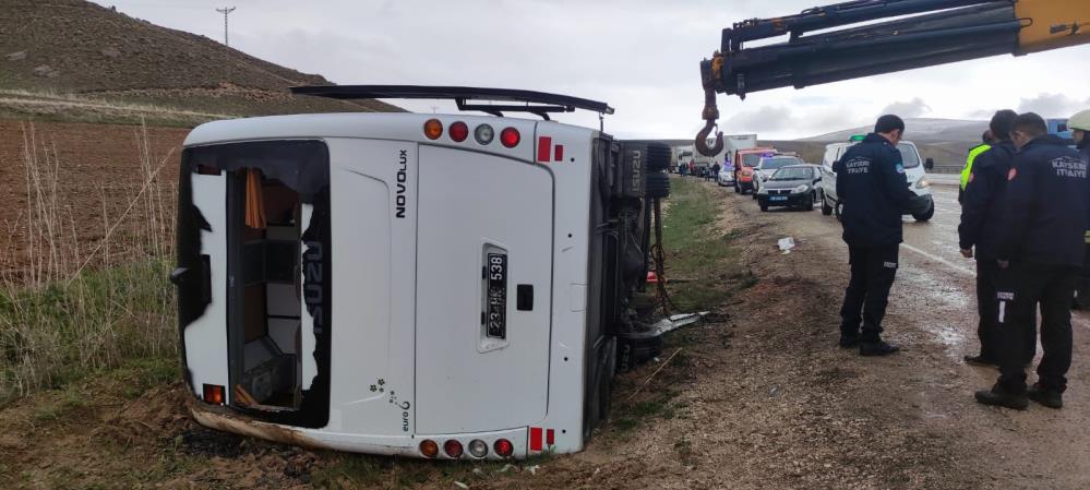 Kayseri'de cezaevi aracı devrildi: 1 mahkum hayatını kaybetti