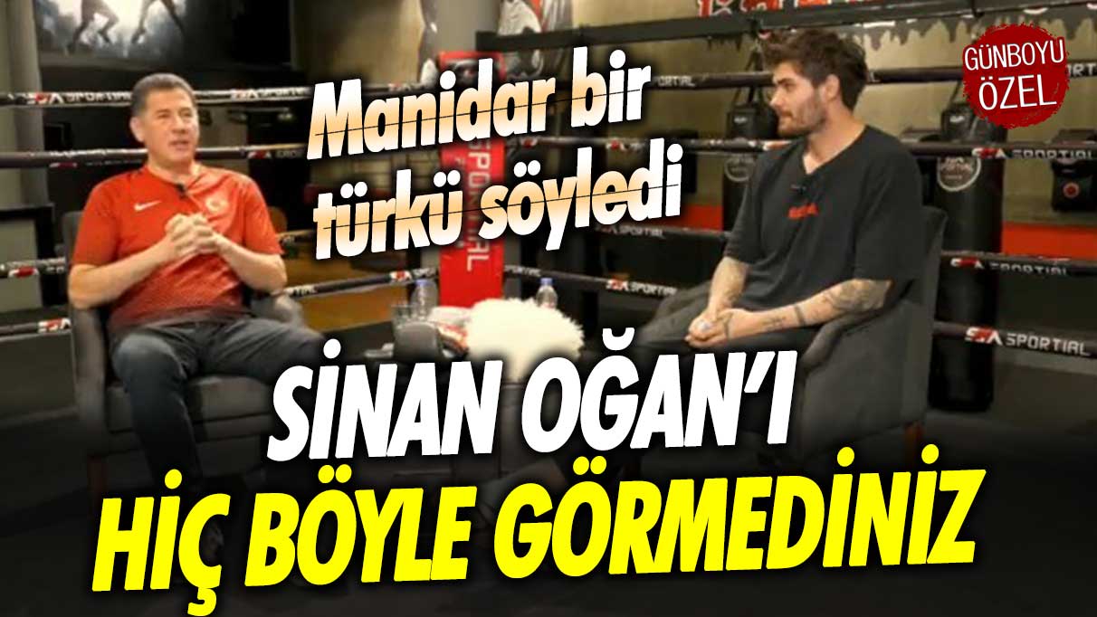 Sinan Oğan’ı hiç böyle görmediniz! Manidar bir türkü söyledi