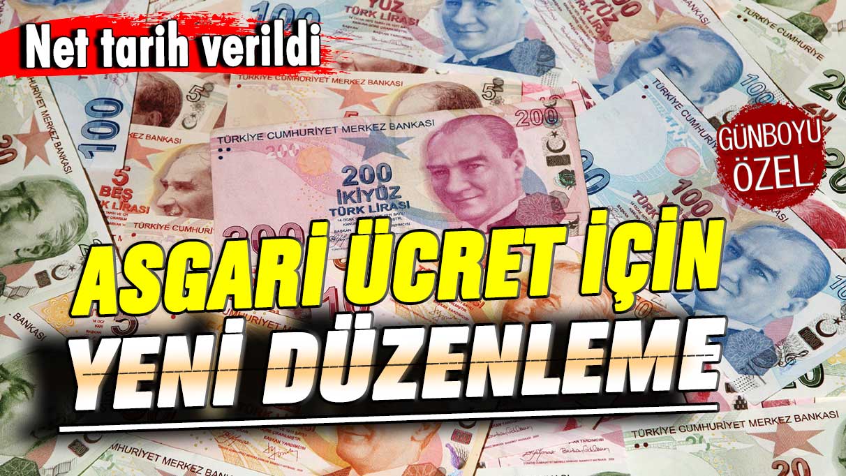 Asgari ücret için zam açıklaması! Net tarih verildi