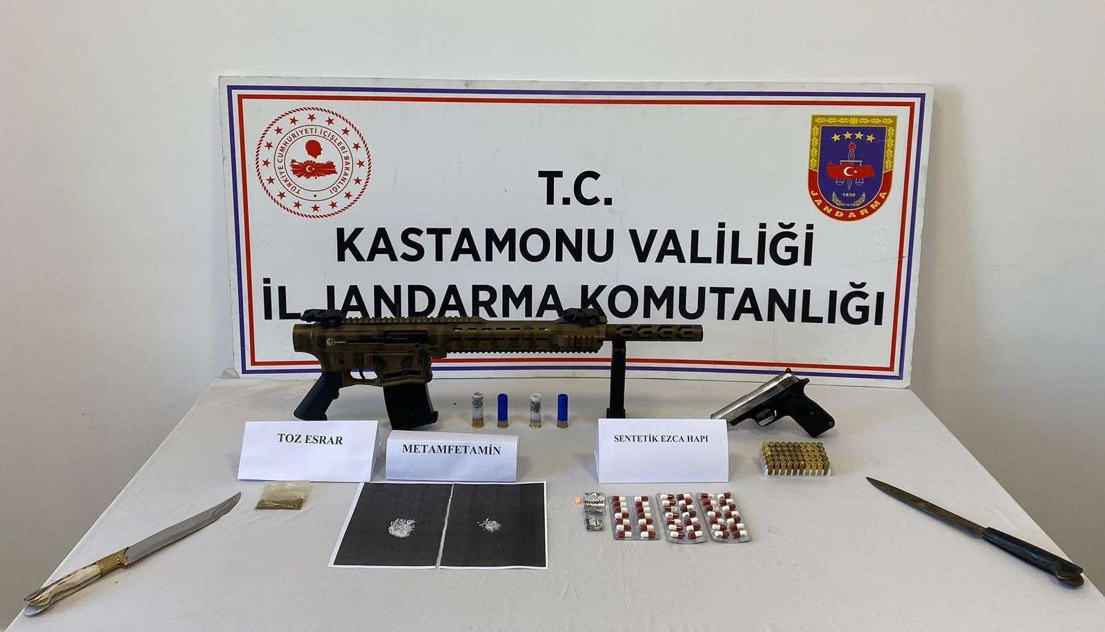 Kastamonu'da uyuşturucu operasyonu