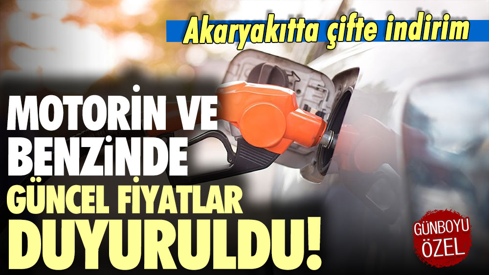 Akaryakıta çifte indirim açıklandı: İşte benzin ve motorinde yeni fiyatlar