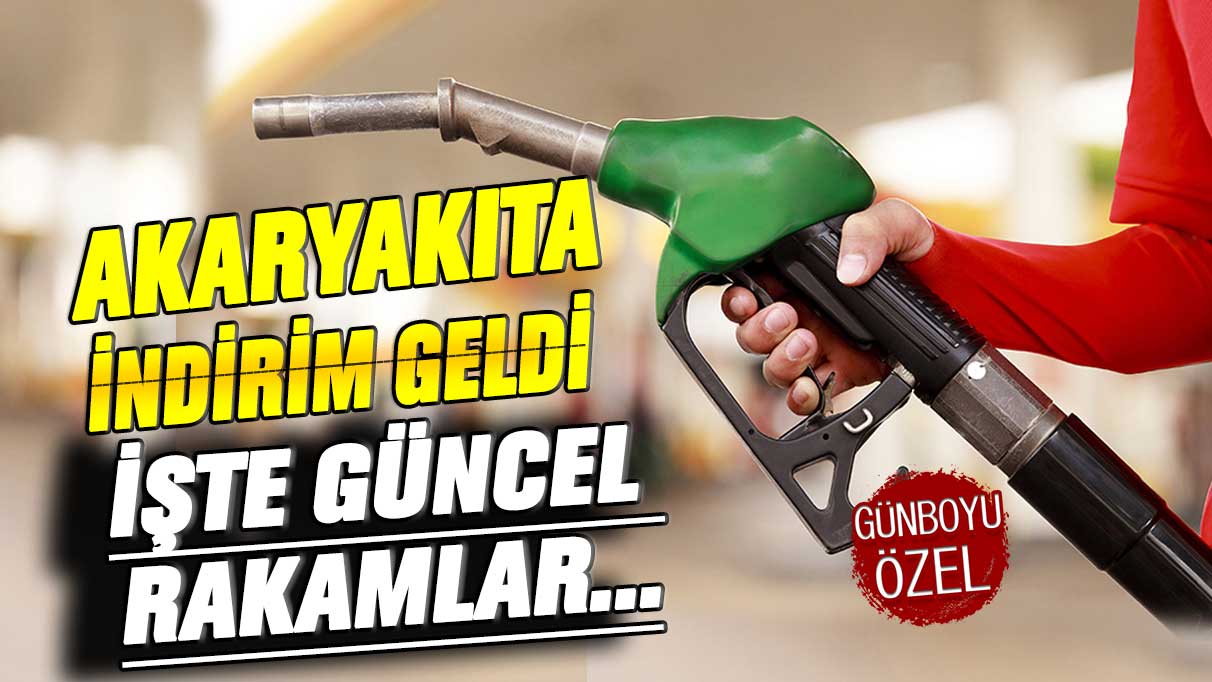 Akaryakıta bir indirim daha geldi! İşte güncel rakamlar...