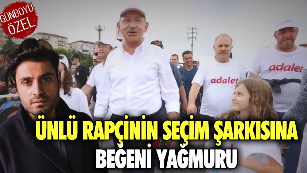 Ünlü rapçinin seçim şarkısına beğeni yağmuru