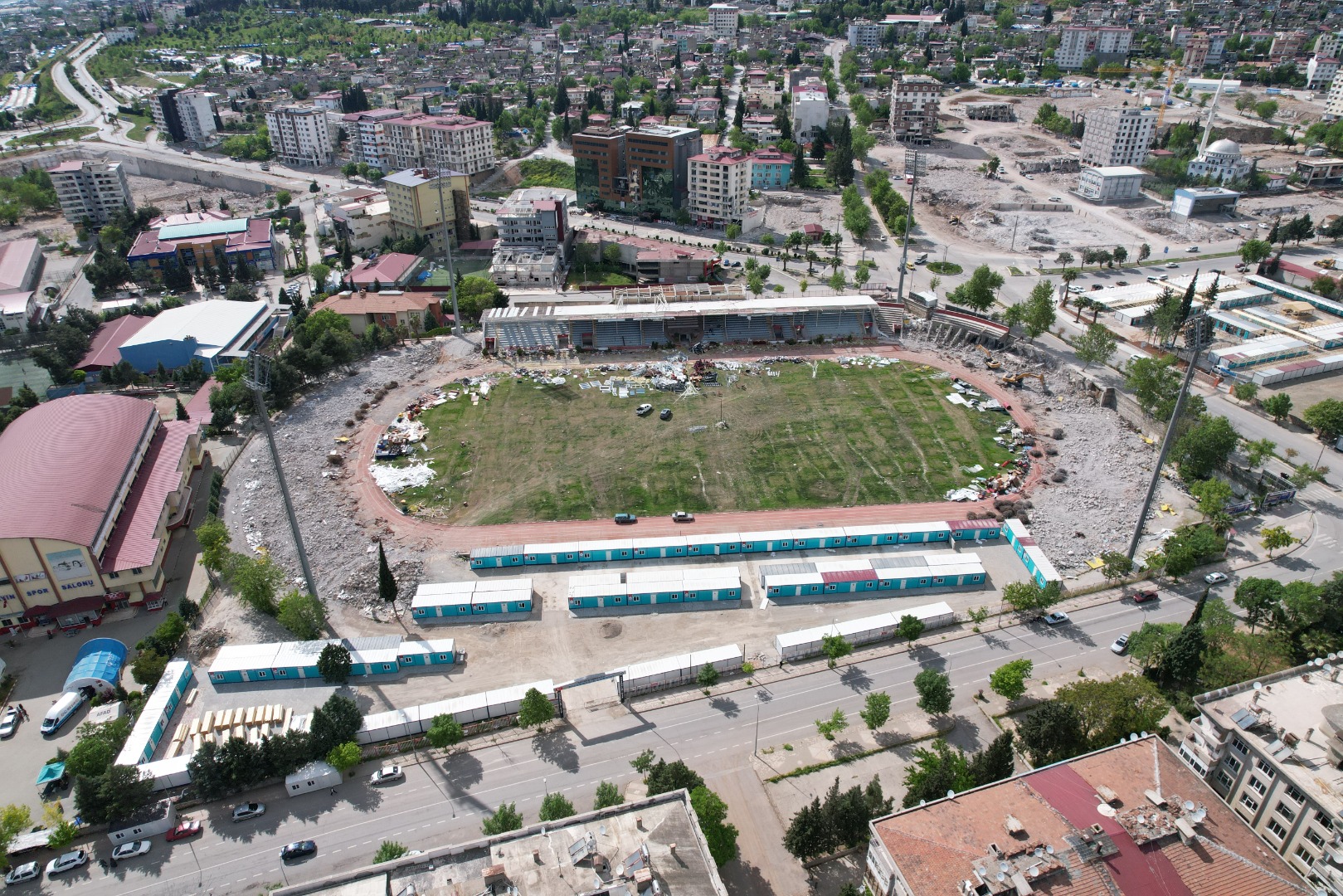 Depremden 3 ay sonra Kahramanmaraş havadan böyle görüntülendi