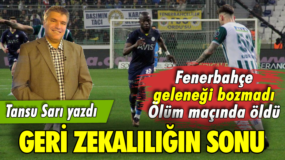 Geri zekalılığın sonu: Tansu Sarı yazdı