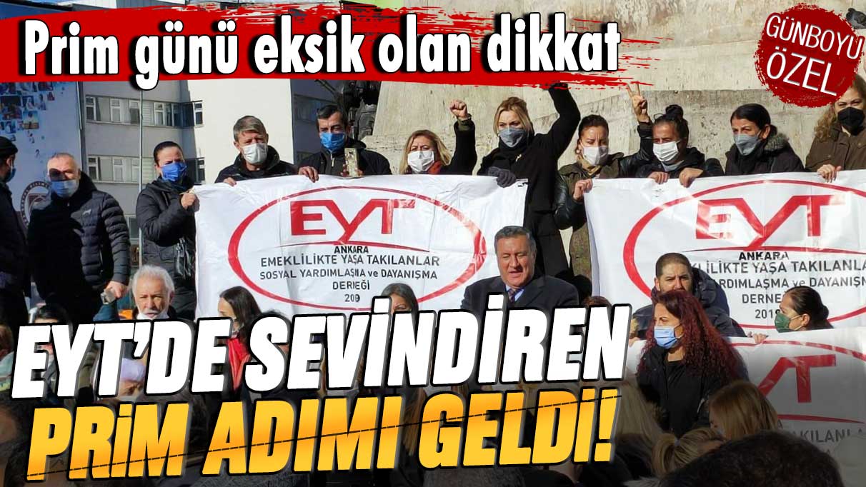 EYT'de eksik primi olanlar aman dikkat! Sevindiren yeni hamle duyuruldu