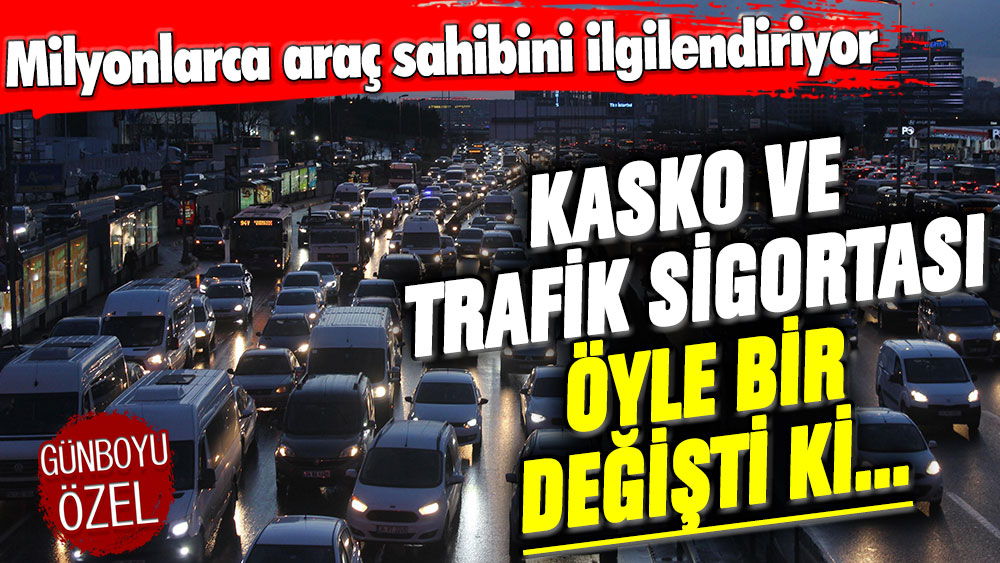 Milyonlarca araç sahibini ilgilendiriyor! Kasko fiyatları ve trafik sigortası...