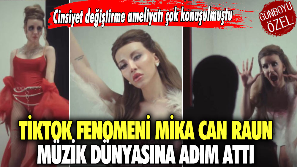 Cinsiyet değiştiren fenomen Mika müzik dünyasına adım attı! Göğüs silikonlarının fiyatı çok konuşulmuştu