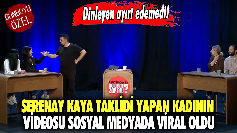 Dinleyen ayırt edemedi! Serenay Sarıkaya taklidi yapan kadının videosu sosyal medyada  viral oldu