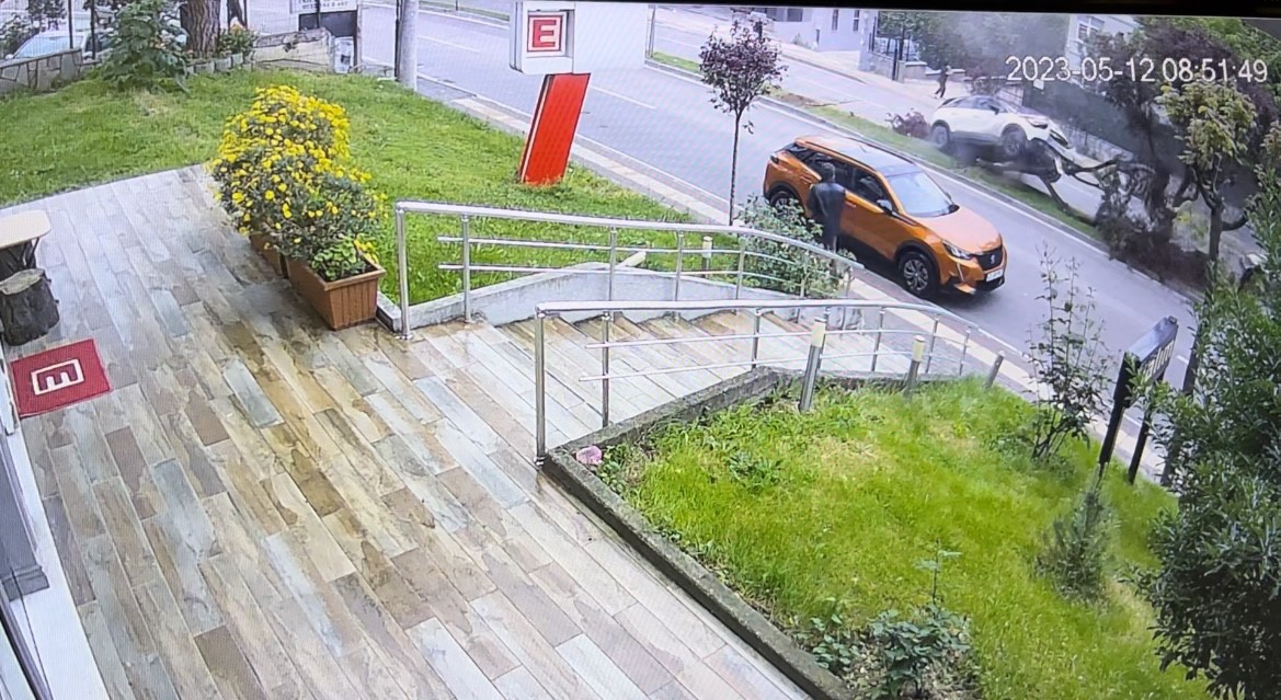 Okul yolunda faciadan böyle dönüldü