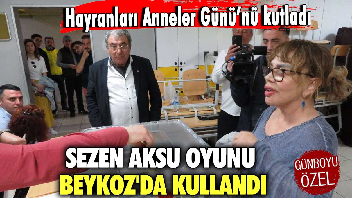 Sezen Aksu oyunu Beykoz'da kullandı! Hayranları Anneler Günü’nü kutladı