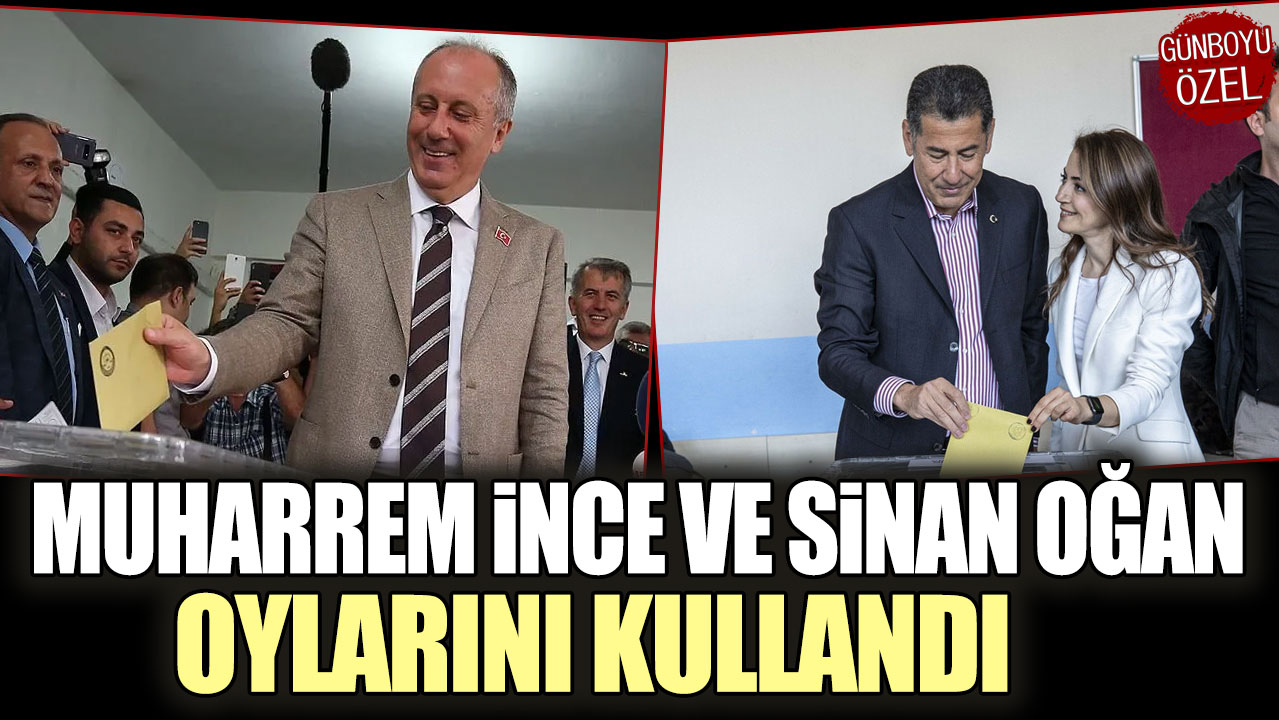 Muharrem İnce ile Sinan Oğan oyunu kullandı